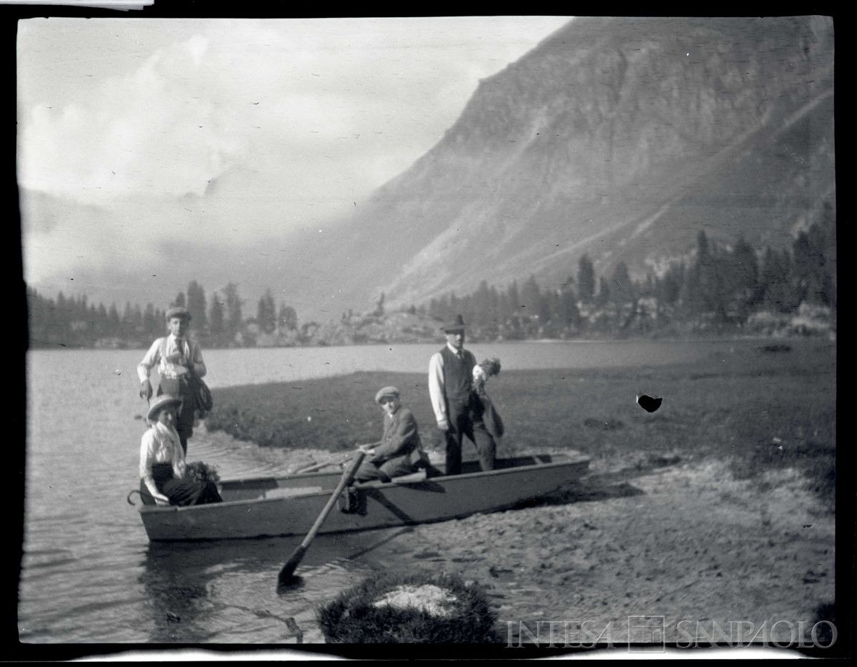 Gita nei pressi di Casaccia, anni 1910 (fotografo sconosciuto)