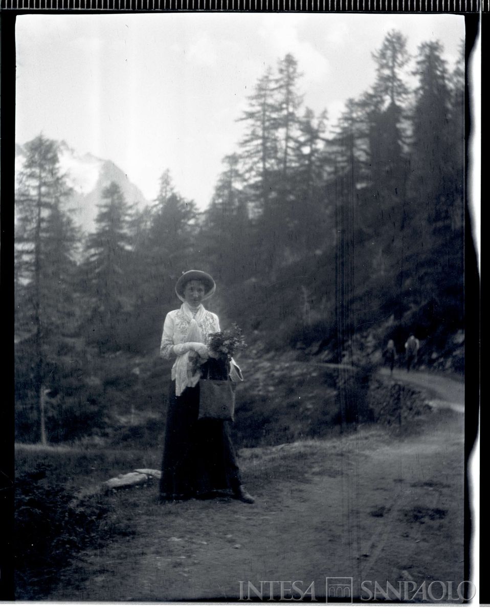 Gita nei pressi di Casaccia, anni 1910 (fotografo sconosciuto)