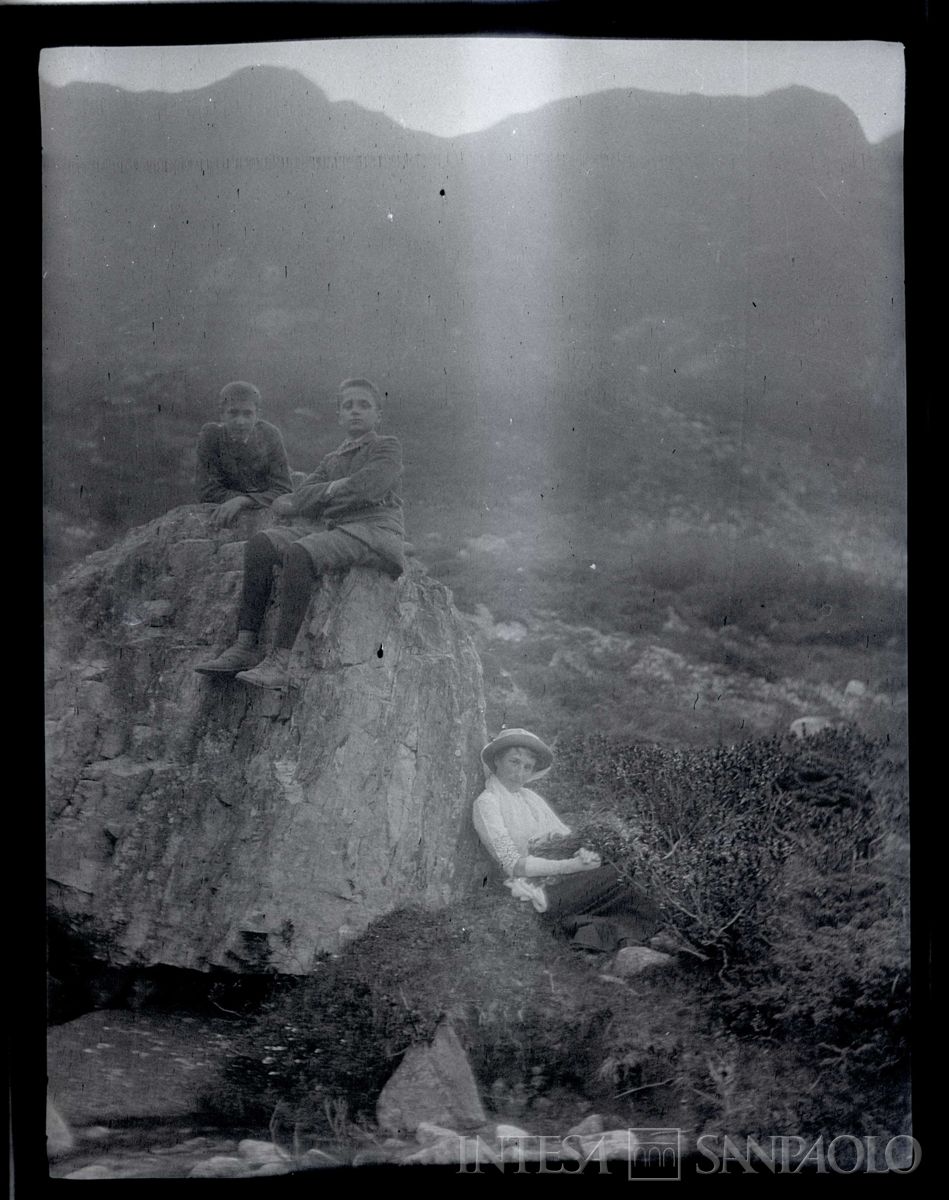 Gita nei pressi di Casaccia, anni 1910 (fotografo sconosciuto)