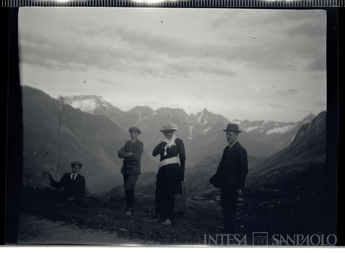 Gita nei pressi di Casaccia, anni 1910 (fotografo sconosciuto)