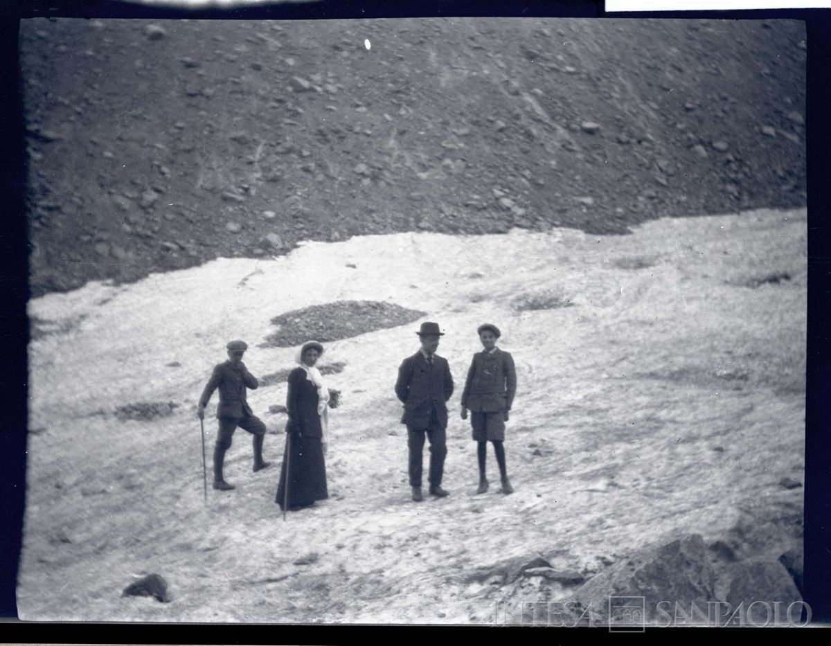Gita nei pressi di Casaccia, anni 1910 (fotografo sconosciuto)