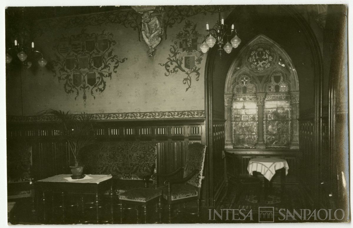 Conferenza internazionale di Losanna per la pace con la Turchia: scorcio di Losanna, 1922 - 1923 (fotografo sconosciuto)