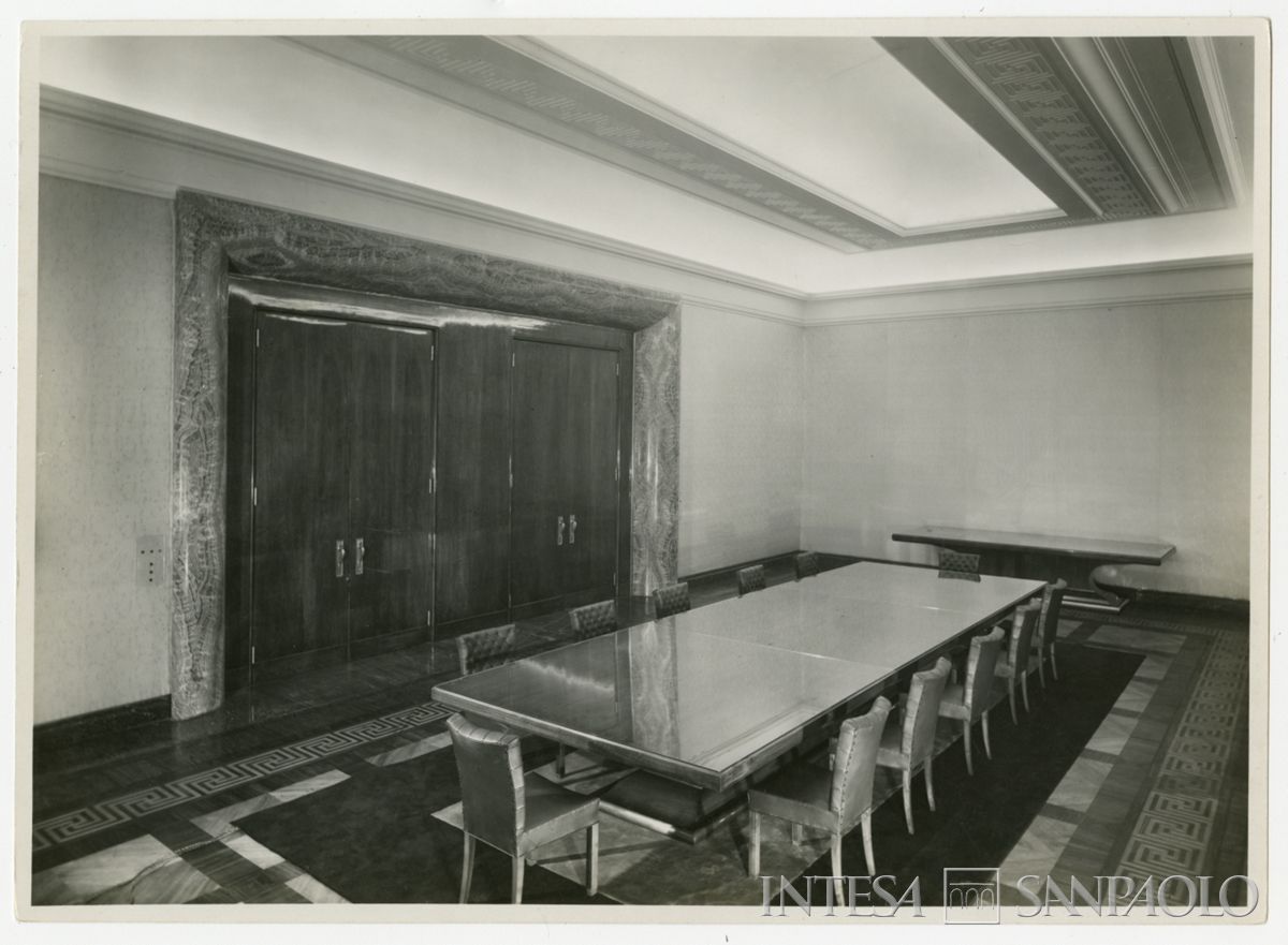 Piazza della Scala 6, Sala del Consiglio (arch. Giuseppe de Finetti), 1935 (recto)