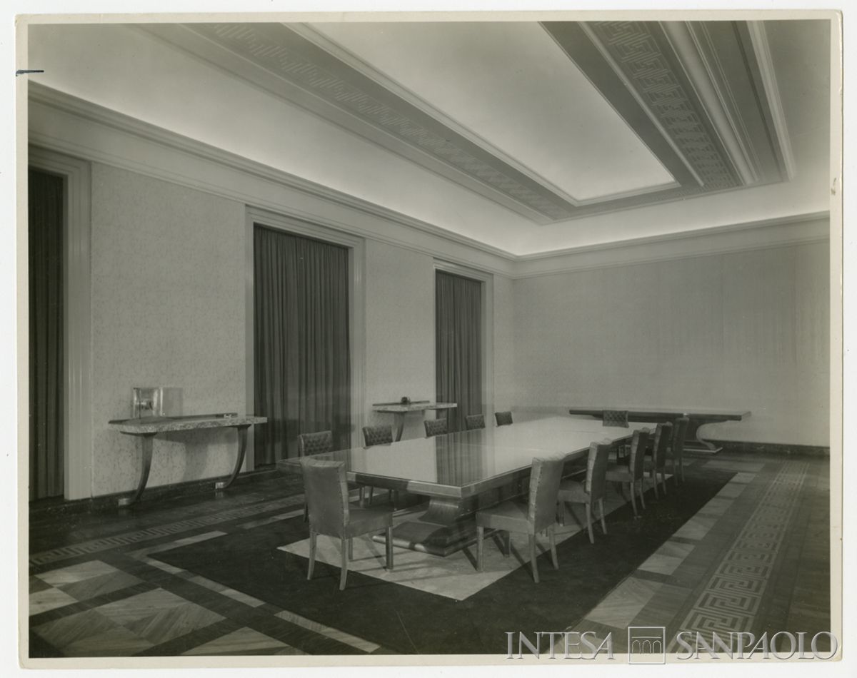 Piazza della Scala 6, Sala del Consiglio (arch. Giuseppe de Finetti), 1935 (recto)