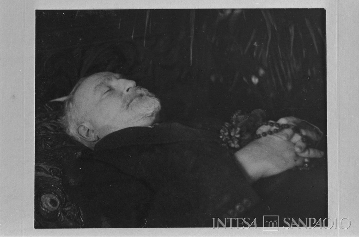 Giuseppe Toeplitz sul letto di morte, Sant'Ambrogio Olona, post 27 gennaio 1938 (fotografo sconosciuto)