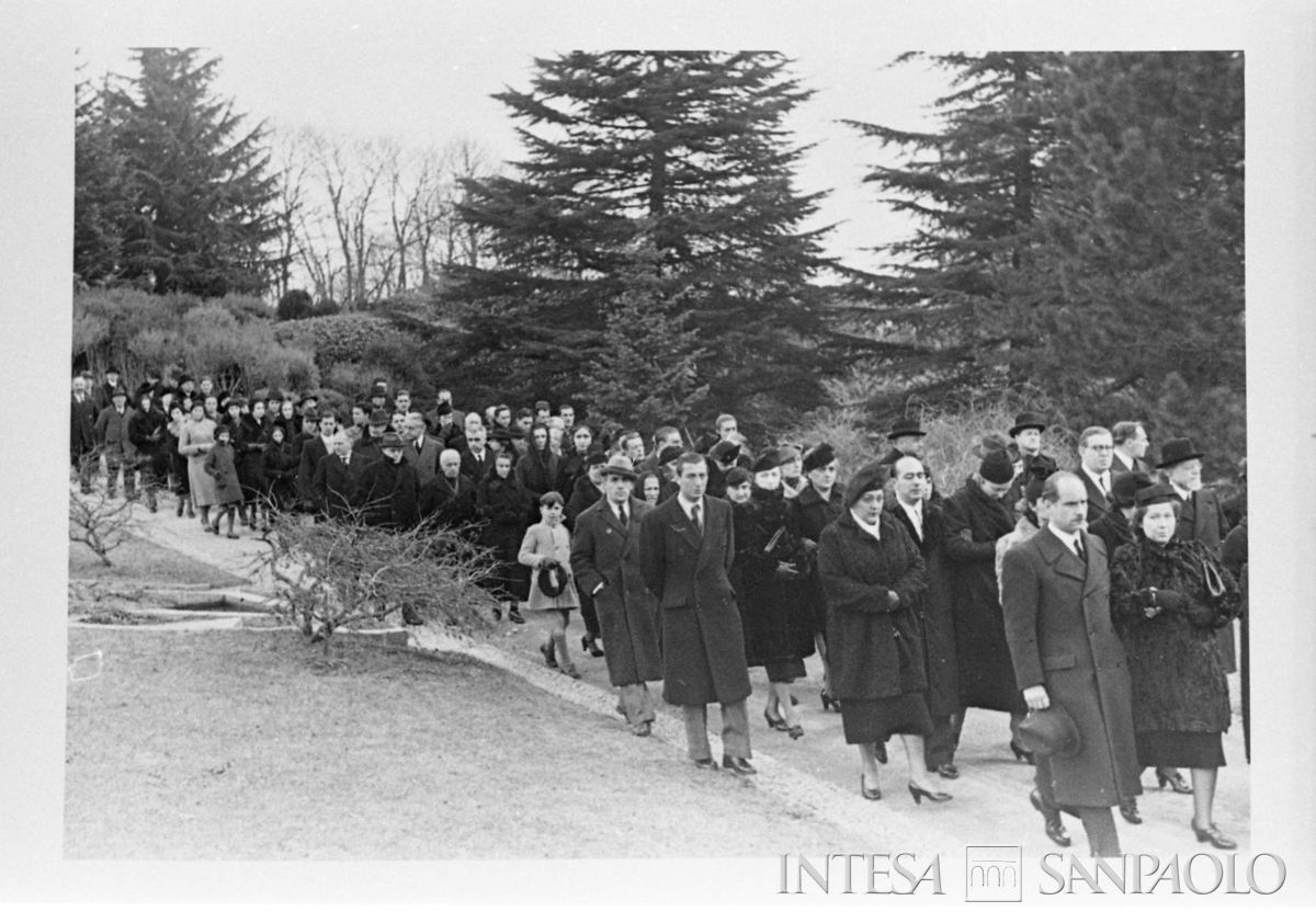 Funerali di Giuseppe Toeplitz, Sant'Ambrogio Olona, post 27 gennaio 1938 (fotografo sconosciuto)