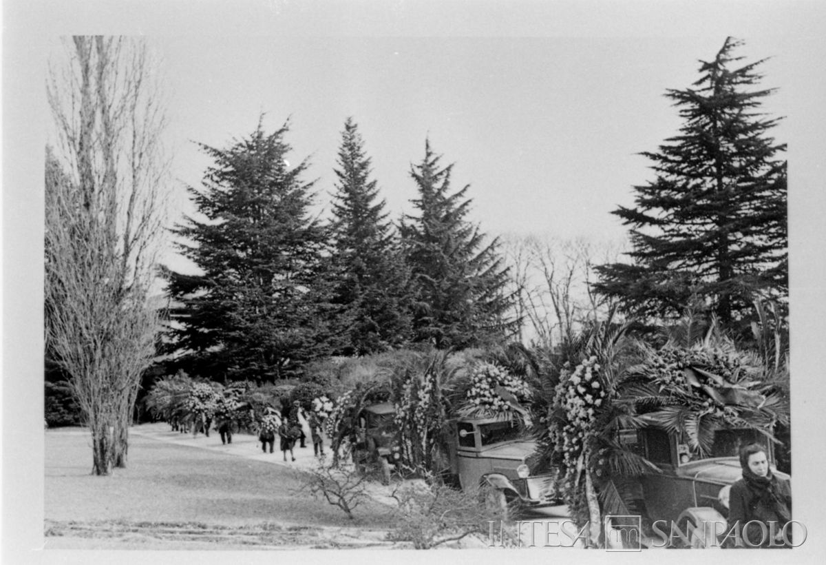 Funerali di Giuseppe Toeplitz, Sant'Ambrogio Olona, post 27 gennaio 1938 (fotografo sconosciuto)