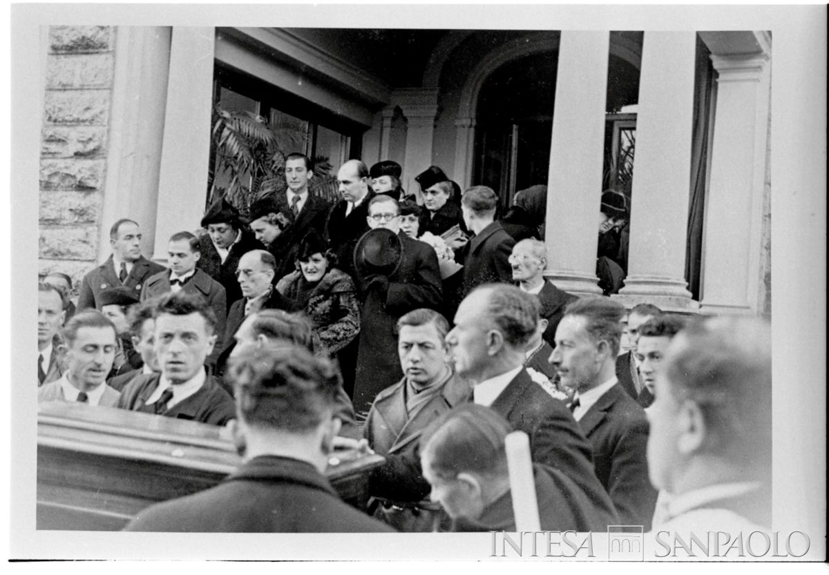 Funerali di Giuseppe Toeplitz, Sant'Ambrogio Olona, post 27 gennaio 1938 (fotografo sconosciuto)