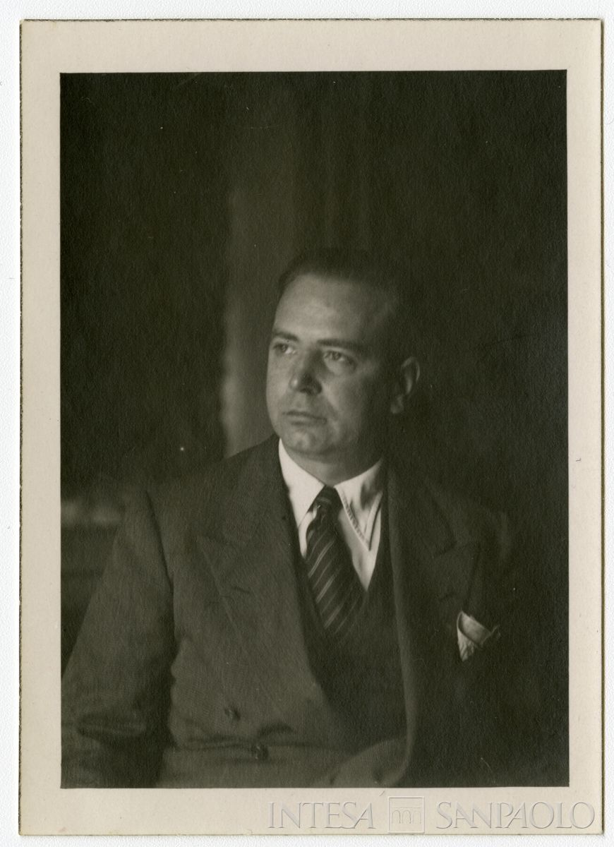 Mattioli nel suo ufficio, 1930 ca. (fotografo sconosciuto [Antonello Gerbi?])