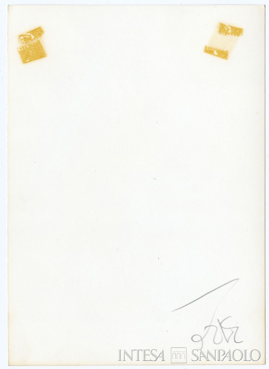 Raffaele Mattioli, con Carlo Bombieri e Francesco Cingano, [1968] - 1973 (fotografo sconosciuto) (verso)