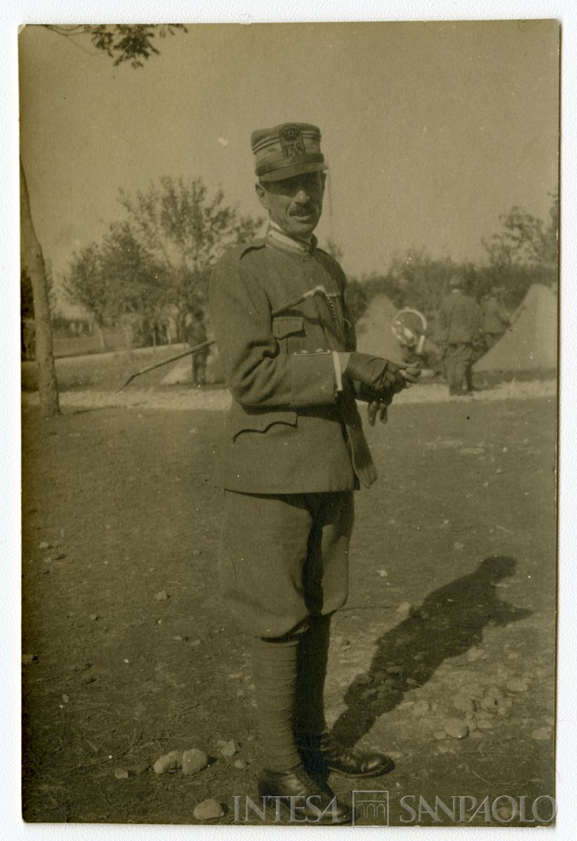 Colonnello Conte Carlo Buffa, Castagnevizza sul Carso, 1916- aprile 1917 (fotografo sconosciuto)