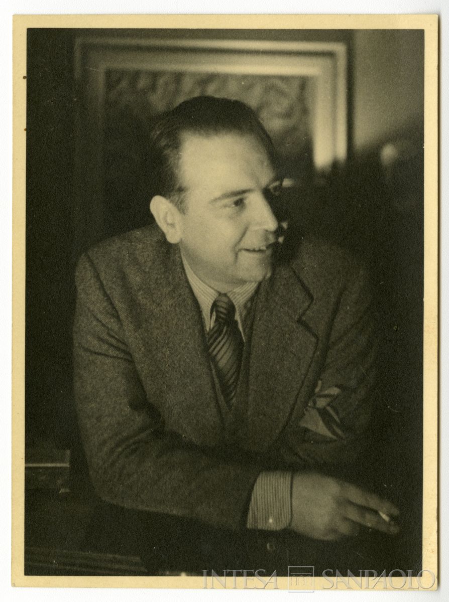 Ritratto di Raffaele Mattioli, 16 febbraio 1934 (fotografo Antonello Gerbi)