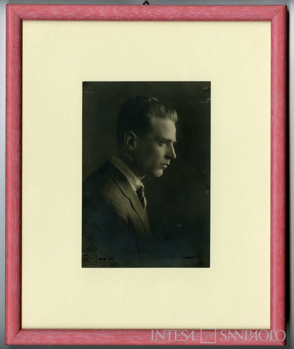 Raffaele Mattioli, Trieste, 1921 (foto Martinelli con cornice)