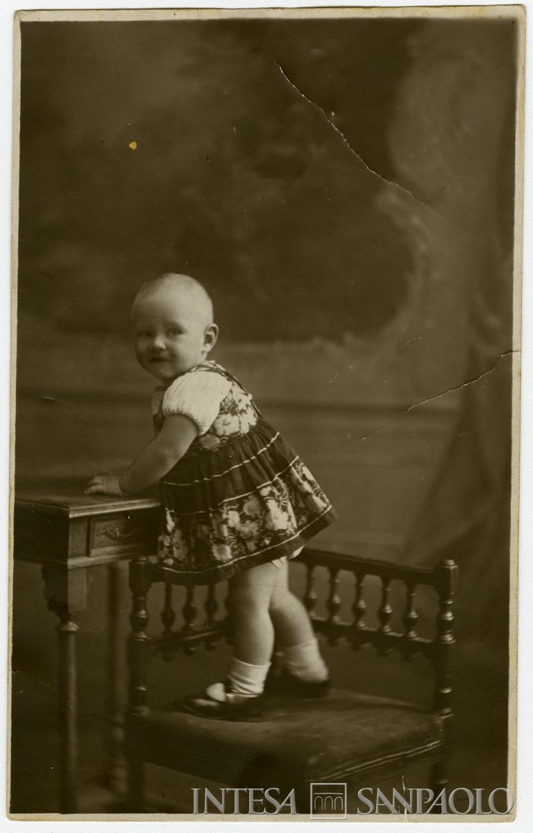 Giuliano Mattioli ad un anno, 14 settembre 1921 (fotografia G. Belloni)