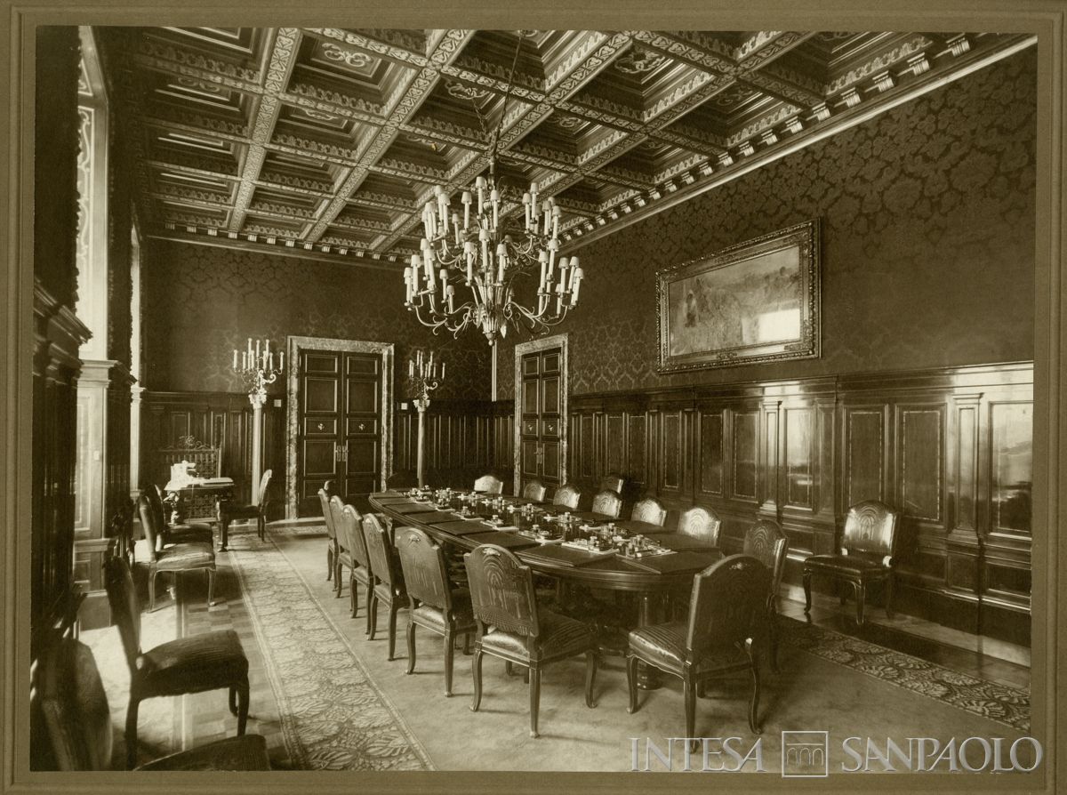 Salone del Comitato Esecutivo, 1928 (foto Vittorio Cicala)