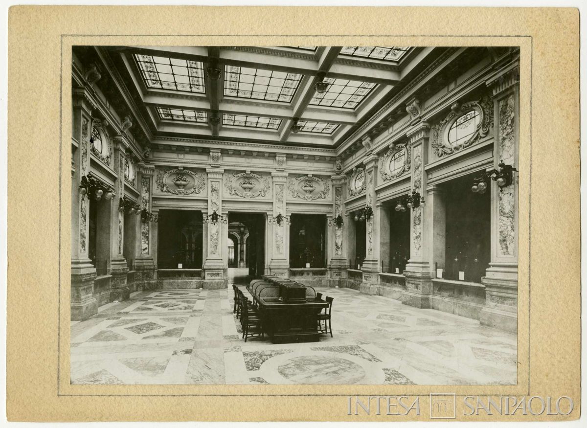 Palazzo di piazza della Scala 6, salone C, post 1923 (fotografo sconosciuto)