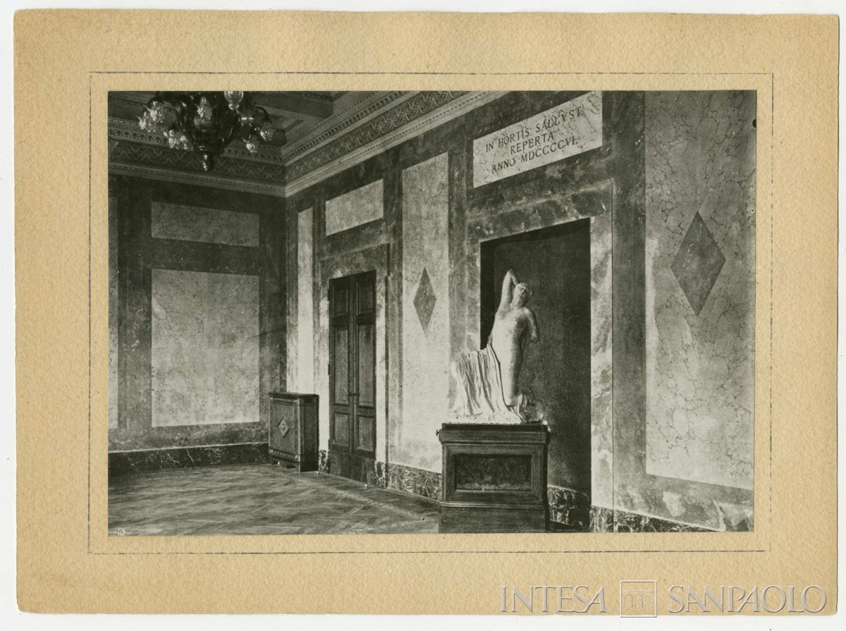 Palazzo di piazza della Scala 6, sala Niobe, 1911 circa (fotografo sconosciuto)