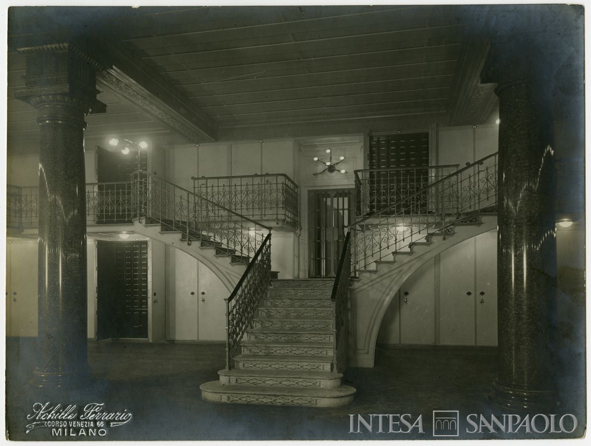Palazzo di piazza della Scala 6, caveau, 1911 (Achille Ferrario)