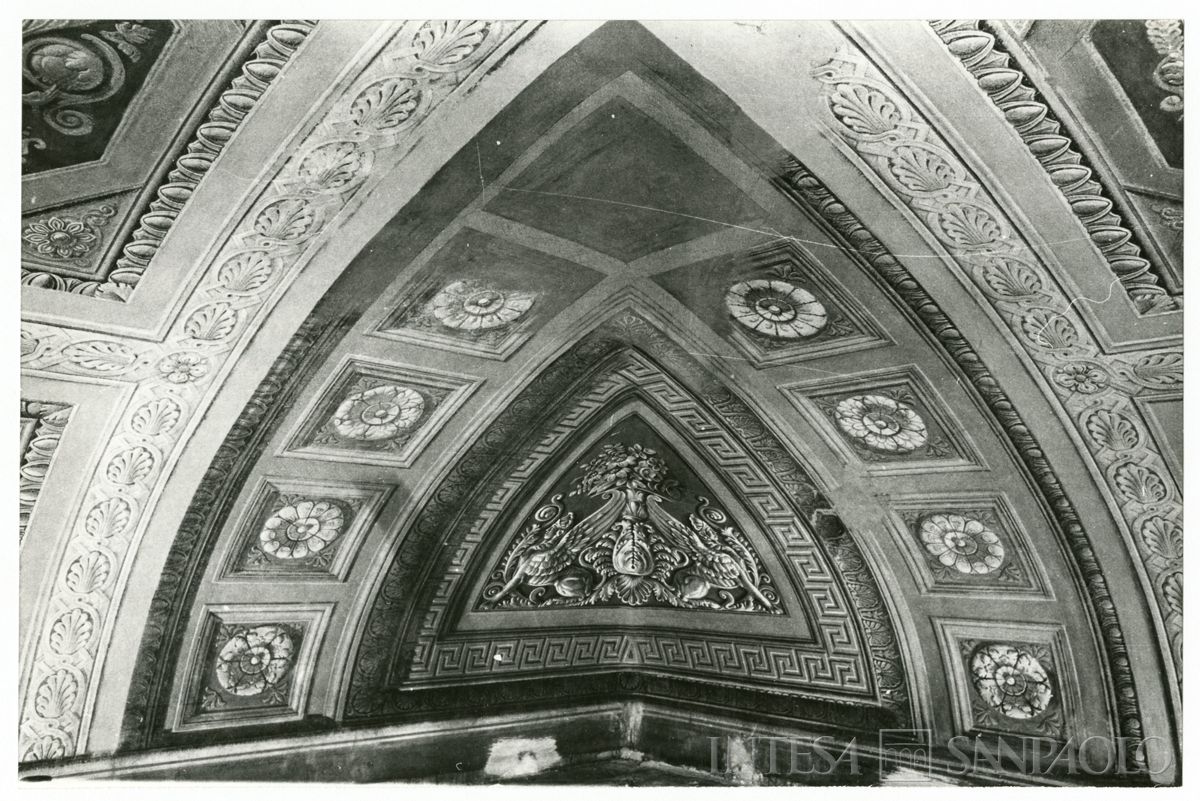 Palazzo Anguissola, lavori di restauro, 1975-1976 (fotografo sconosciuto)