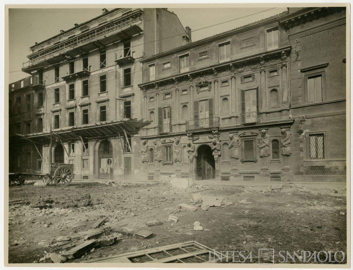 Milano, Via Case Rotte e via degli Omenoni, edifici preesistenti, 1925-1929 (fotografo sconosciuto)