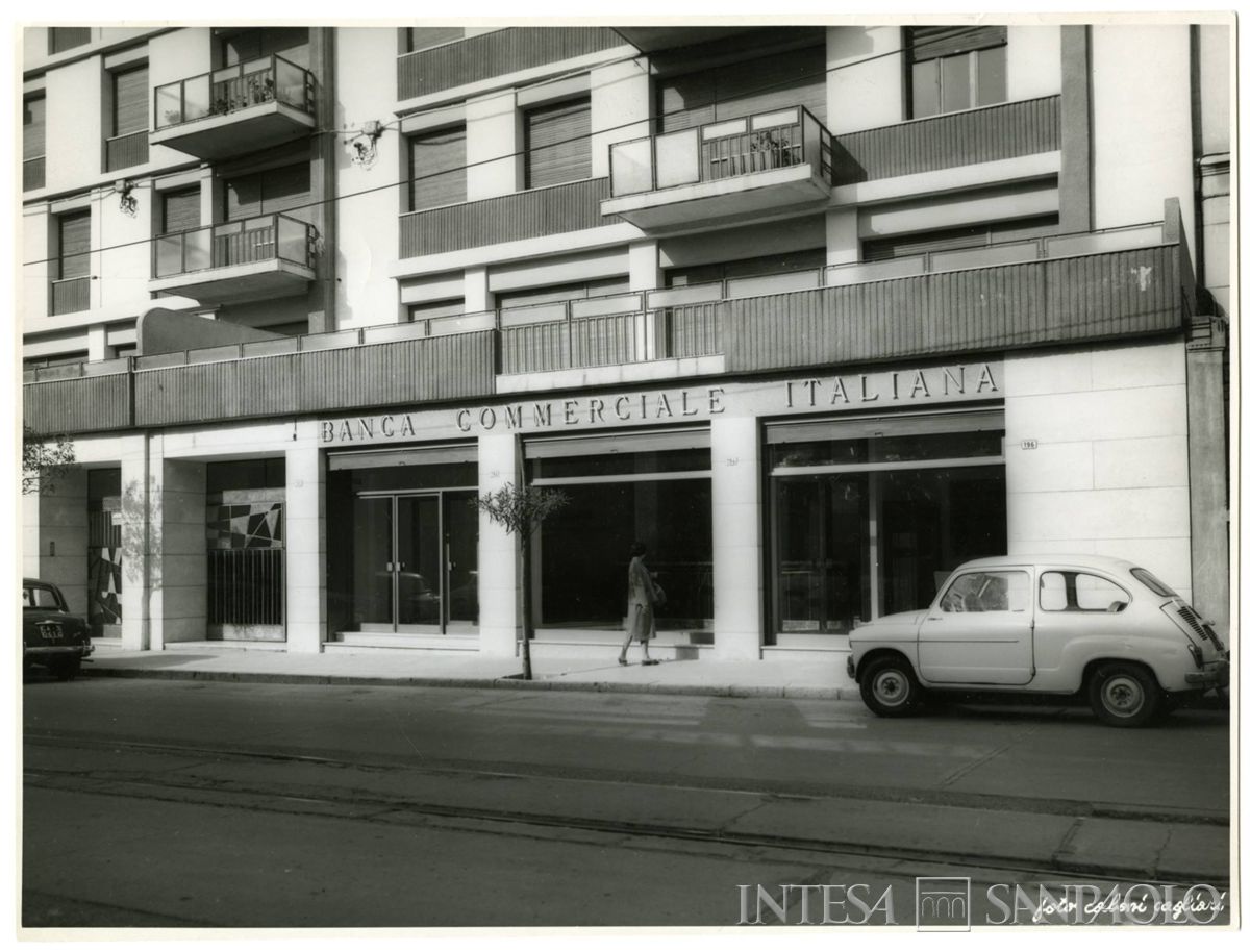 BCI, Cagliari: agenzia di città n. 1, Via Sonnino 192, ottobre 1960 (Foto Caboni)