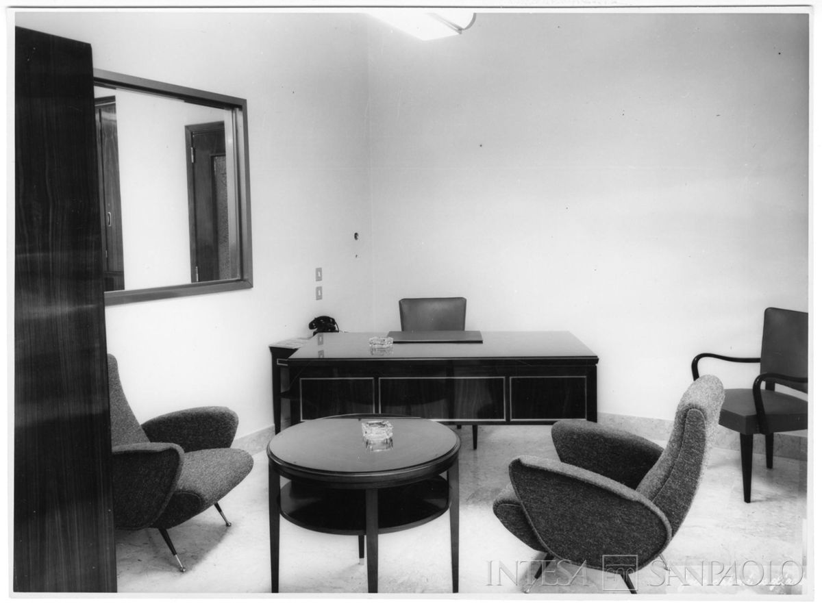 BCI, Cagliari: agenzia di città n. 1, Via Sonnino 192, ottobre 1960 (Foto Caboni)