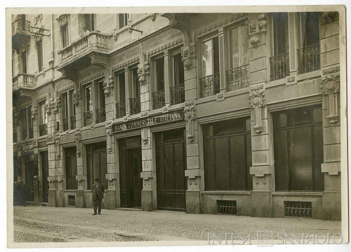 BCI, Biella: succursale di Via Umberto 27/29, post 1911 (fotografo sconosciuto)