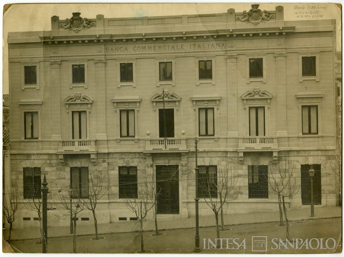 BCI, Cagliari: sede di Largo Carlo Felice 7, post 1915 (fotografo sconosciuto)