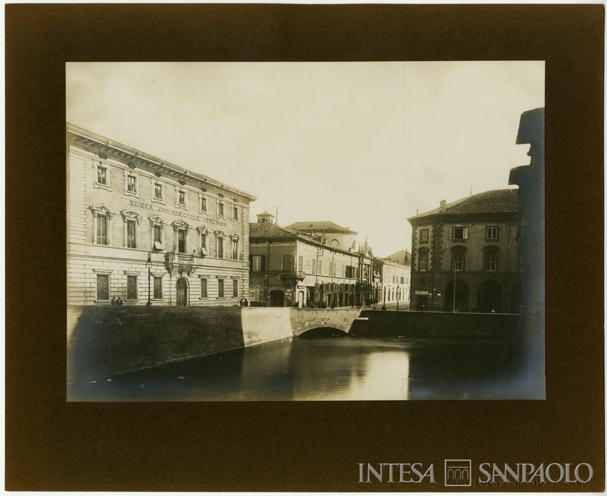 BCI, Ferrara: progetto di filiale non realizzata di Largo Castello (già Salita al Castello), 1913-1914 (foto Luca Comerio)