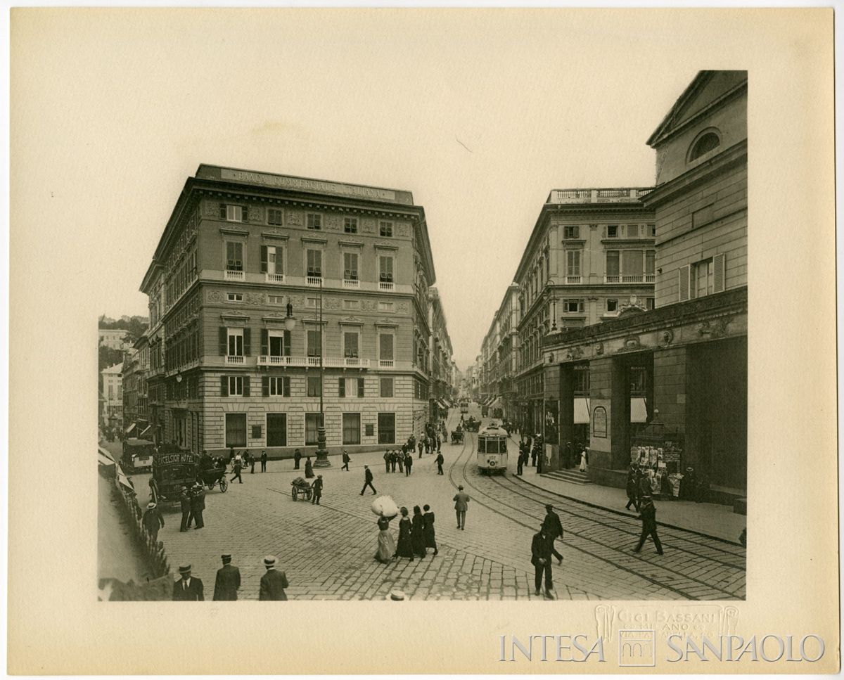 BCI, Genova: sede di Via Carlo Felice 5, 1913-1925 (foto Gigi Bassani)
