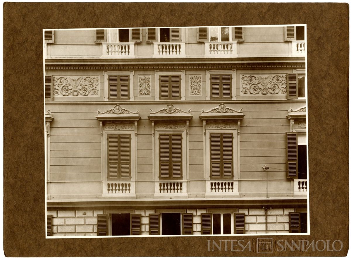 BCI, Genova: sede di Via Carlo Felice 5, 1913-1925 (foto Gigi Bassani)