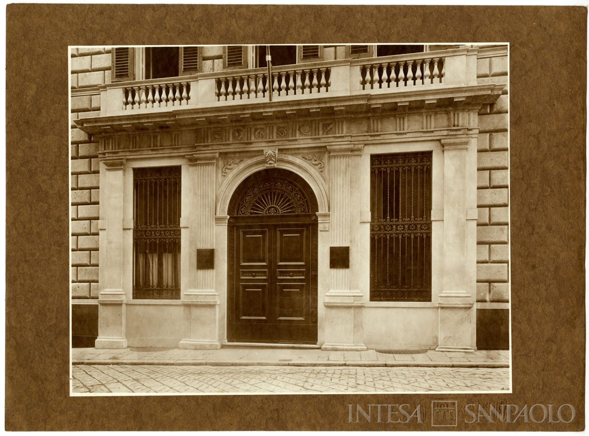 BCI, Genova: sede di Via Carlo Felice 5, 1913-1925 (foto Gigi Bassani)