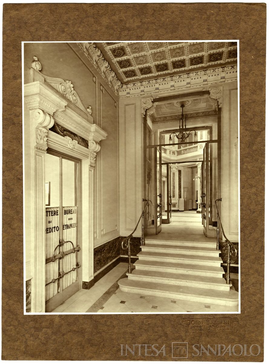 BCI, Genova: sede di Via Carlo Felice 5, 1913-1925 (foto Gigi Bassani)