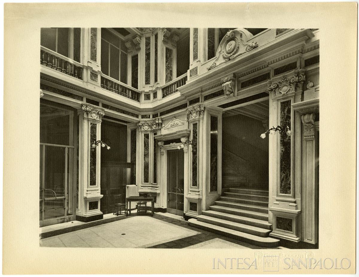 BCI, Genova: sede di Via Carlo Felice 5, 1913-1925 (foto Gigi Bassani)