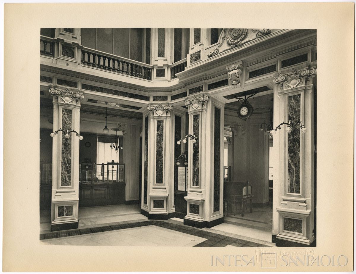 BCI, Genova: sede di Via Carlo Felice 5, 1913-1925 (foto Gigi Bassani)