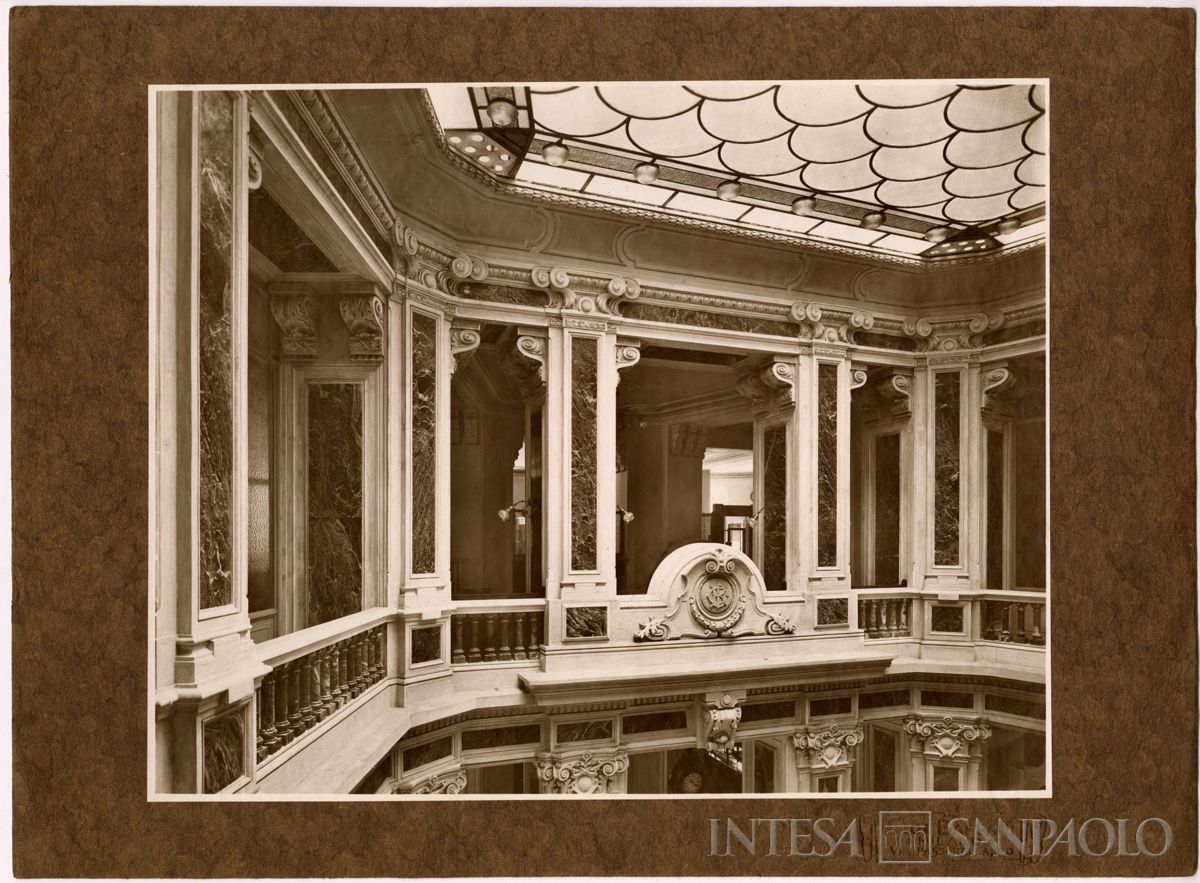 BCI, Genova: sede di Via Carlo Felice 5, 1913-1925 (foto Gigi Bassani)