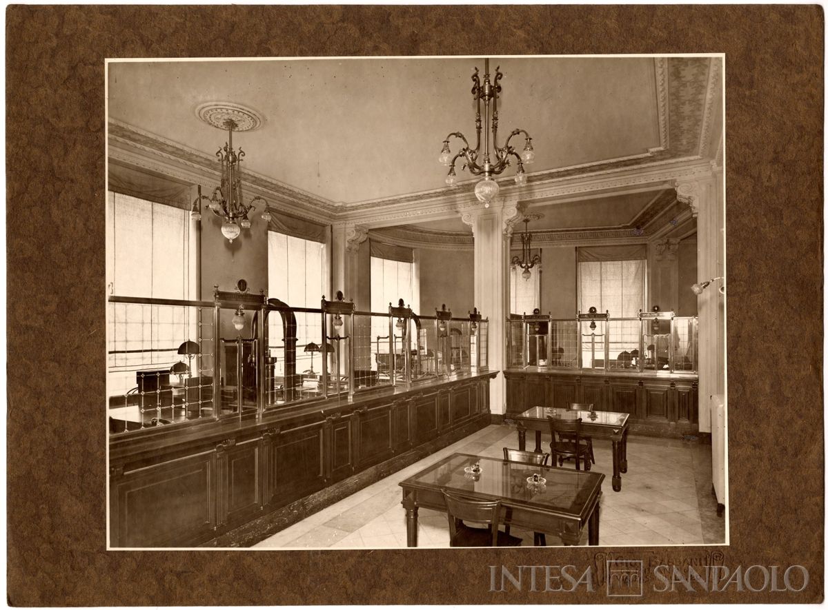 BCI, Genova: sede di Via Carlo Felice 5, 1913-1925 (foto Gigi Bassani)