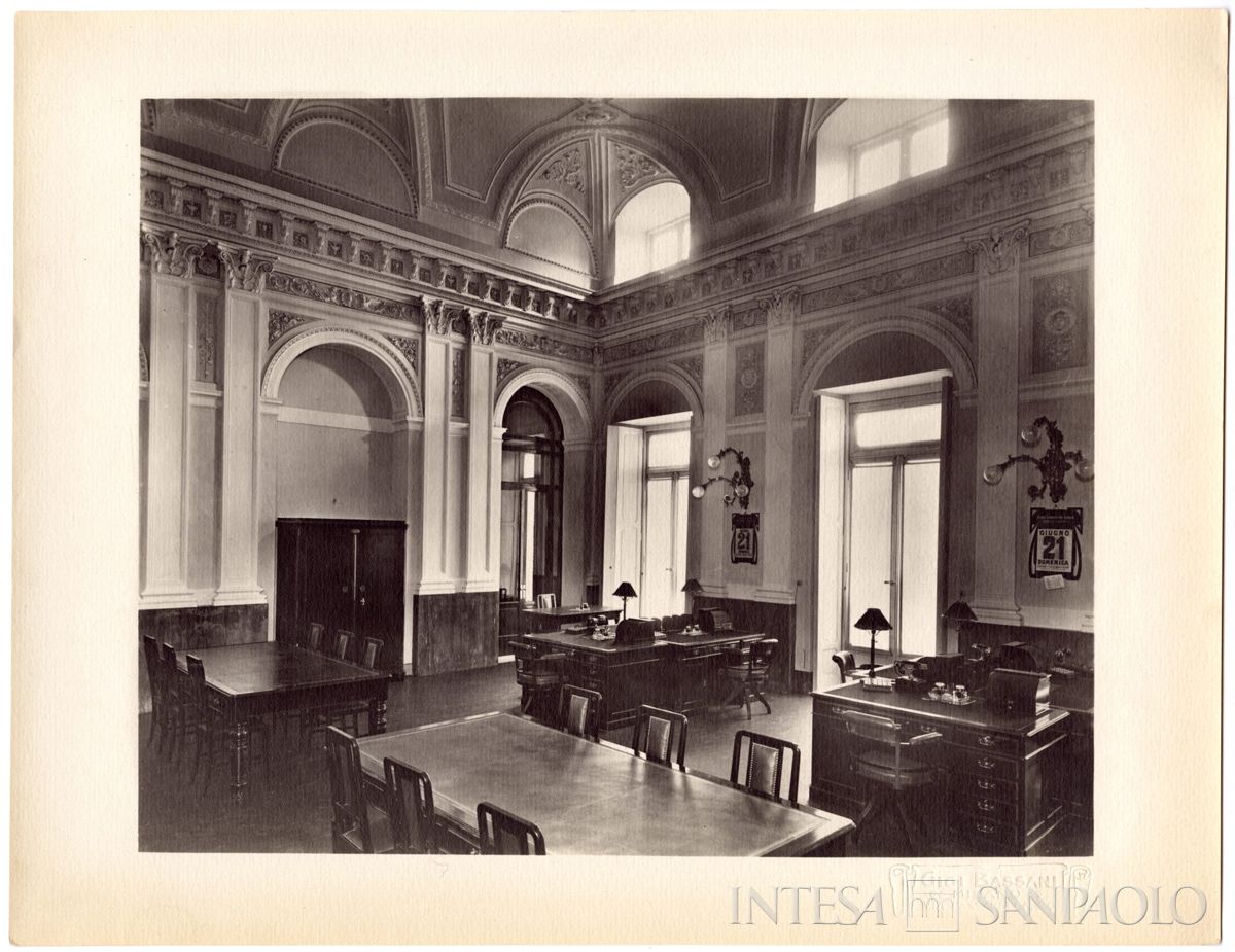 BCI, Genova: sede di Via Carlo Felice 5, 1913-1925 (foto Gigi Bassani)