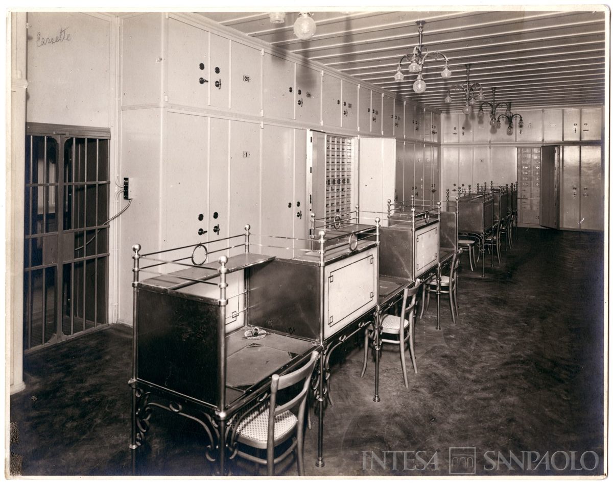 BCI, Genova: sede di Via Carlo Felice 5, 1913-1925 (foto Gigi Bassani)