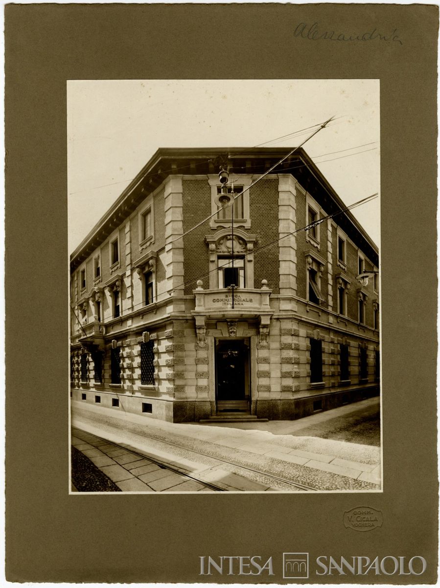 BCI, Alessandria: sede di Corso Roma 1, 1927 (foto di Vittorio Cicala)