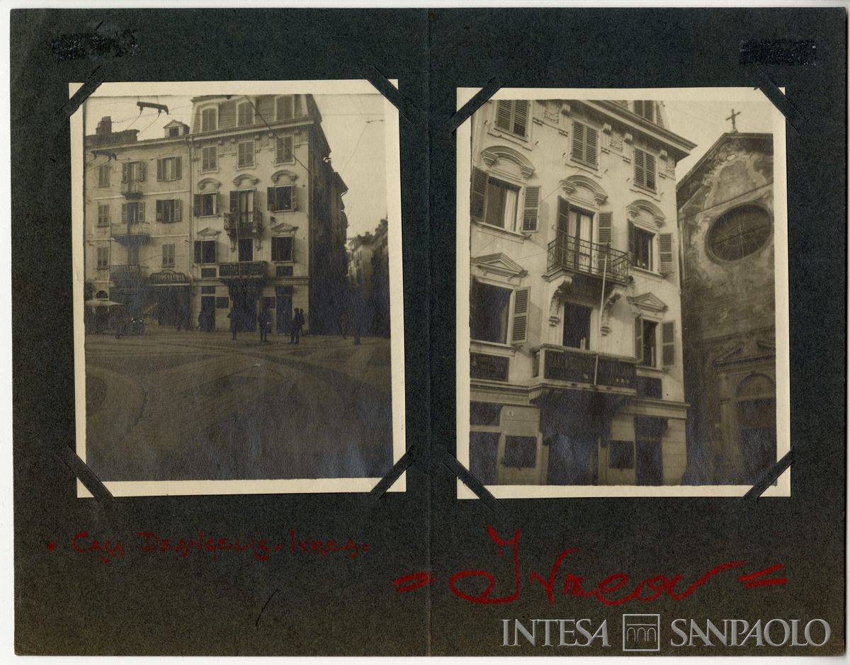 BCI, Ivrea: agenzia di Piazza Vittorio Emanuele 4-6, 1914-1920 circa (fotografo sconosciuto) - positivi su supporto