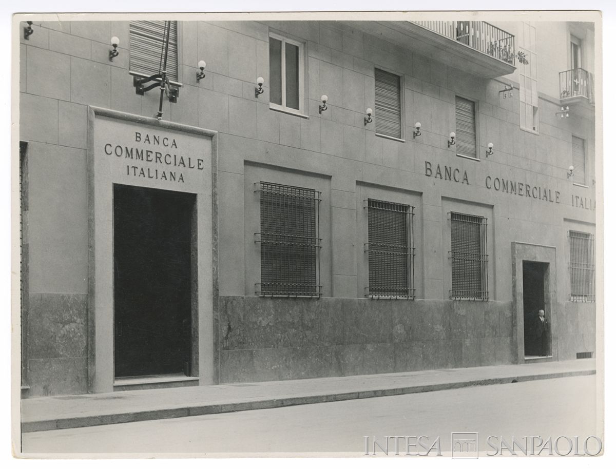BCI, Palermo: sede di via Napoli 41, esterno, post 1936 (Fotografia Pasinati)