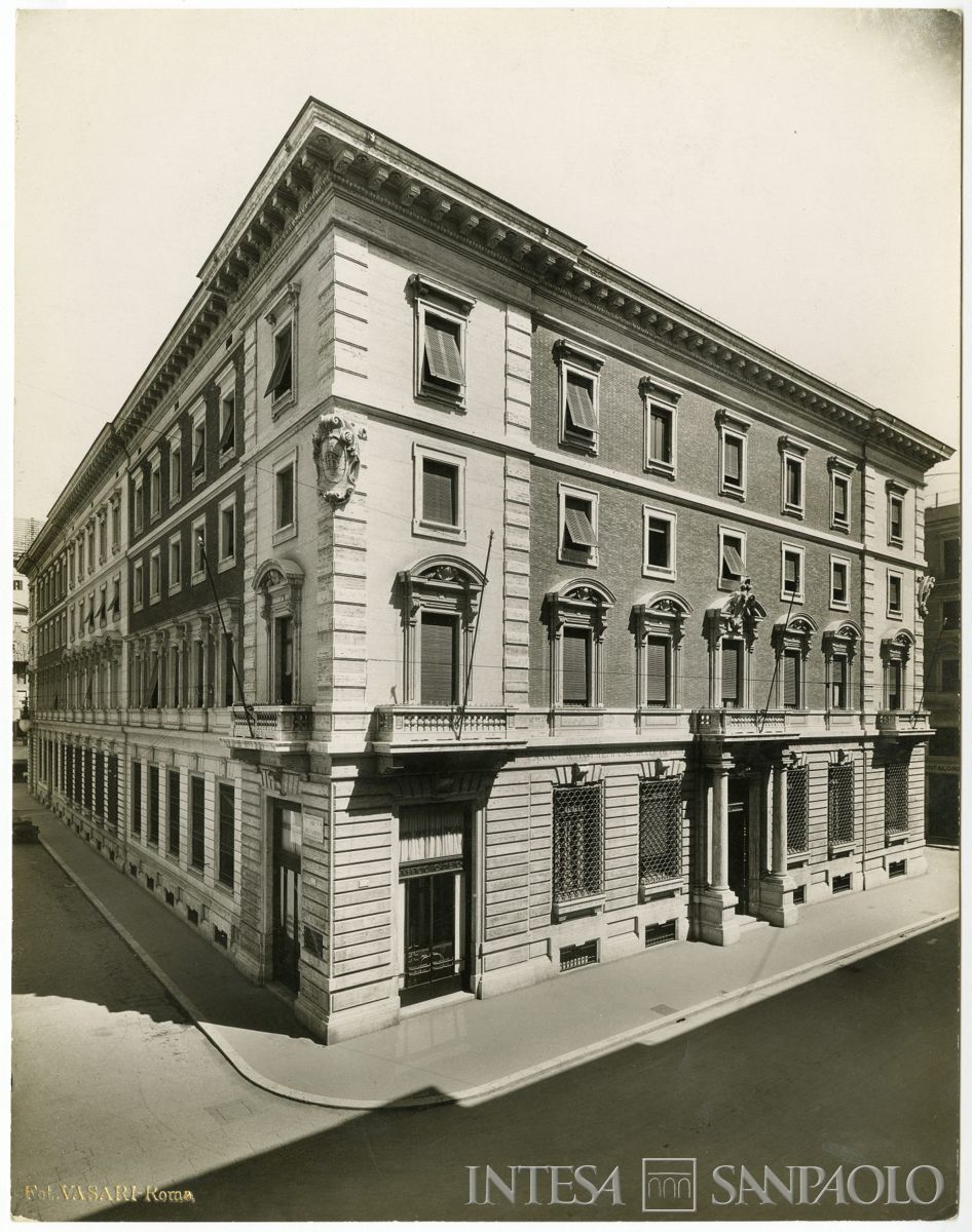 BCI, Roma: sede di Via del Corso  226, 1922-1938 (foto Vasari)