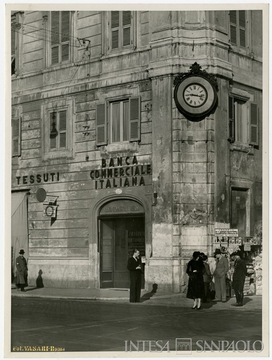 BCI, Roma: succursale di Piazza Venezia, Via del Plebiscito 112, 1922-1938 (foto Vasari)
