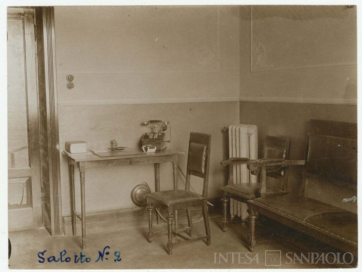 BCI, Sassari: succursale di Piazza d'Italia 6, 1919-1922 (fotografo sconosciuto)