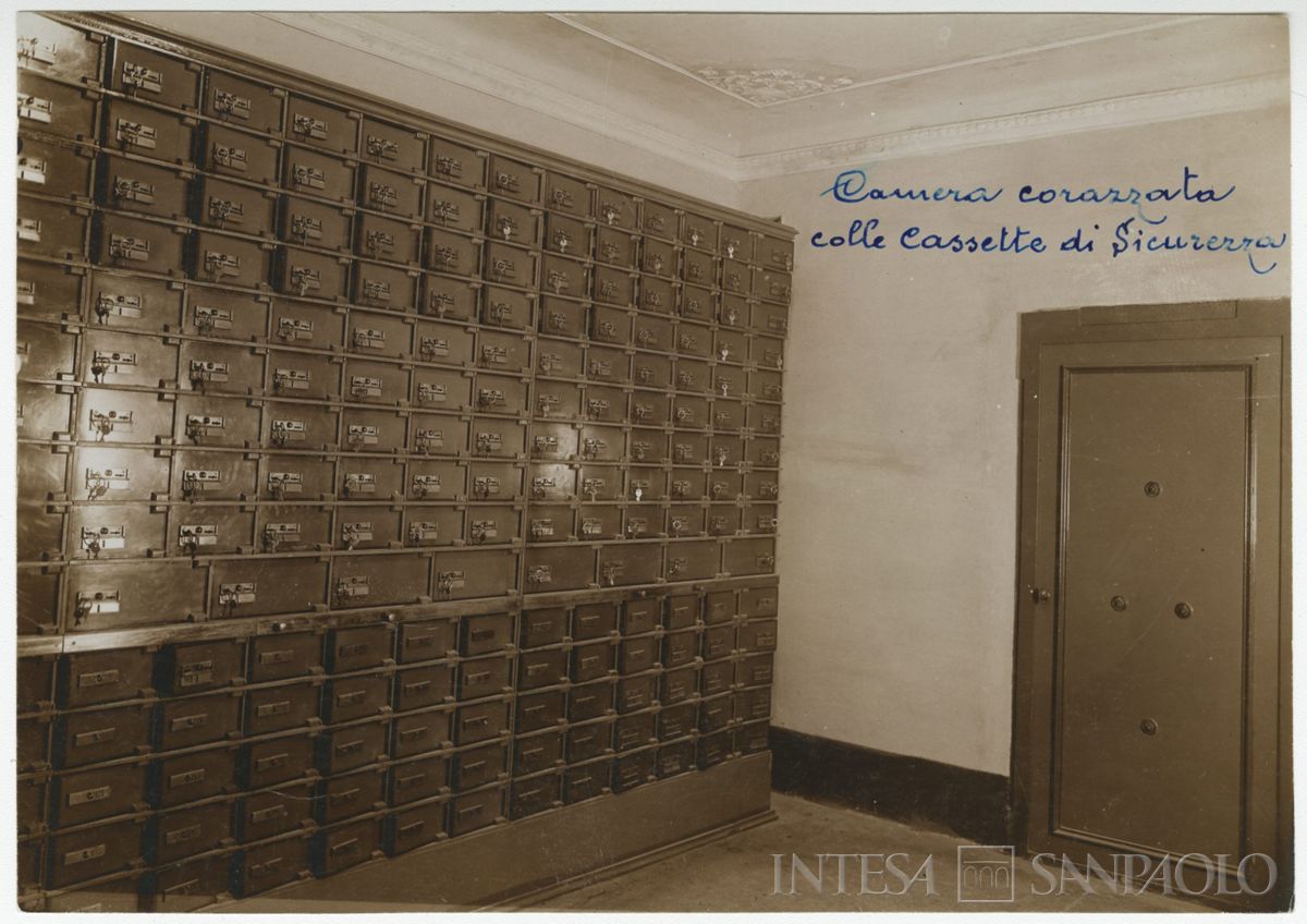 BCI, Sassari: succursale di Piazza d'Italia 6, 1919-1922 (fotografo sconosciuto)