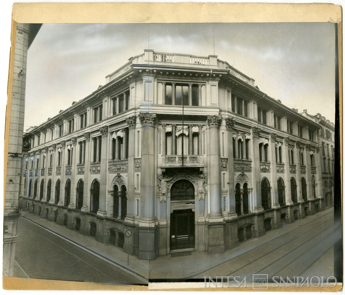 BCI, Torino: sede di Palazzo Pallavicini Mossi, Via Santa Teresa 9-11, anni 1920-1940 (fotografo sconosciuto)