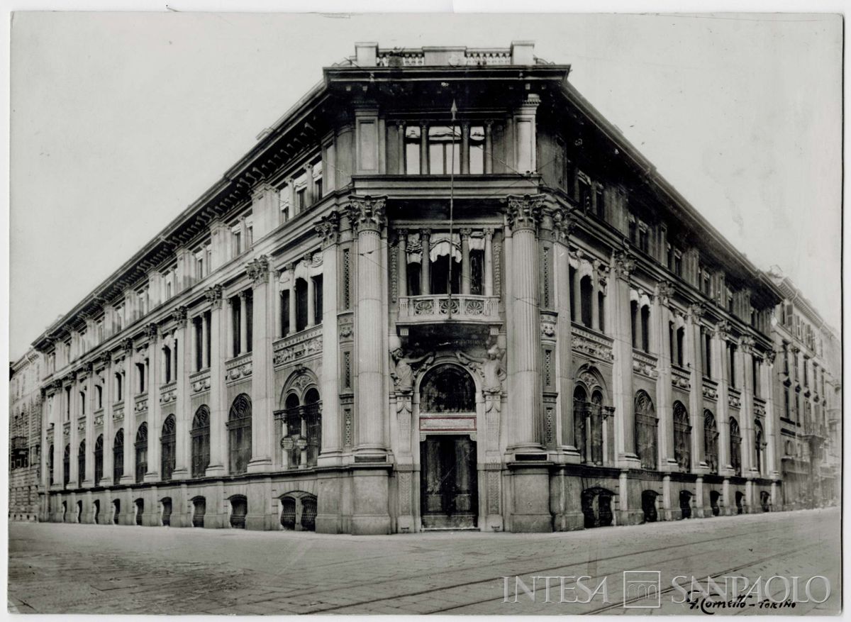 BCI, Torino: sede di Palazzo Pallavicini Mossi, Via Santa Teresa 9-11, anni 1920-1940 (foto Guido Cometto)