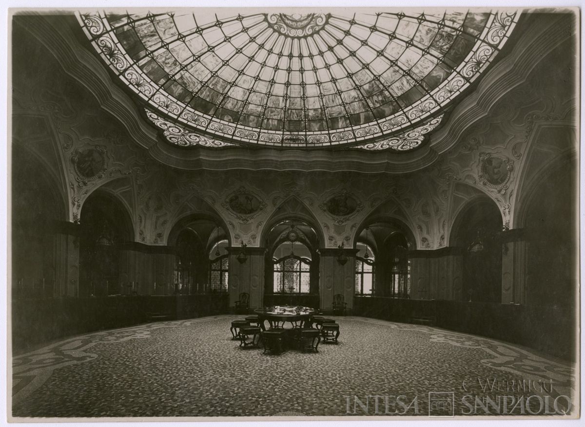 BCI, Trieste: sede di Piazza Ponterosso 1, gennaio 1921 - ottobre 1928 (foto Carlo Wernigg)