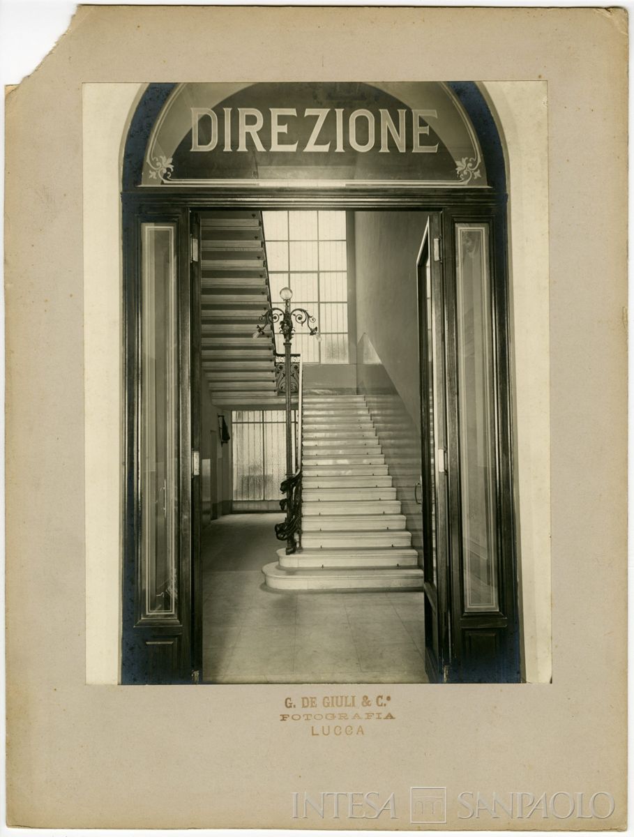 BCI, Lucca: succursale di Piazza San Michele 1, 1904-1930 circa (foto De Giuli G. & C.)